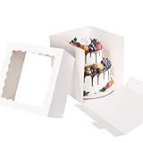 Moretoes 16 Pack Cake Boxes,...
