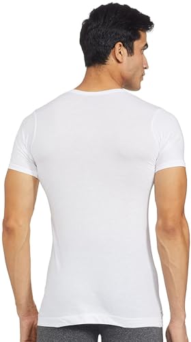 Image of Amul Comfy Men's Cotton Round Neck Half Sleeve Vest - Pack of 2 (#Comfy-RNS)