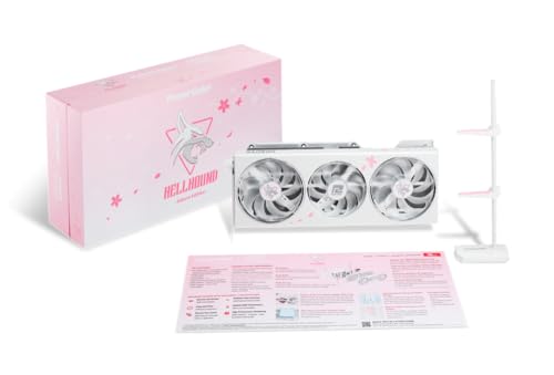 Image of PowerColor Hellhound Sakura Limited Edition AMD Radeon 7800 XT 16GB GDDR6 Graphics Card