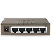 Tenda TEG1005D, 5 Port Gigabit Switch, Unmanaged Ethernet Switch, Network Splitter with Traffic O...