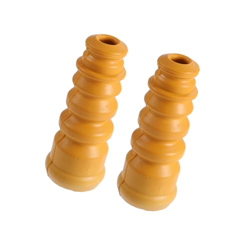 ACROPIX 2pcs 5.7 Inch Rear Suspension Bump Stop Strut Bumper Bump Stop for Volkswagen Jetta 2002-2005 1J0512131 Rubber Orange Car Parts