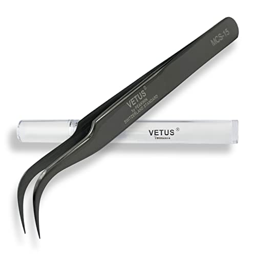 Cils Pince Vetus MCS-15 Courbé - MCS-15 Courbé/Gris
