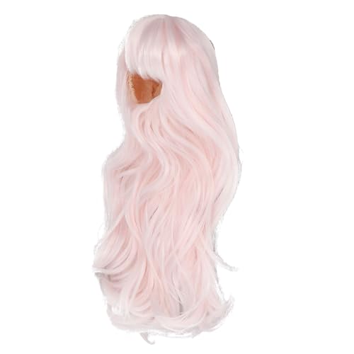 Perruque rose clair pour poupée en coton 35-39cm SEAFRONT