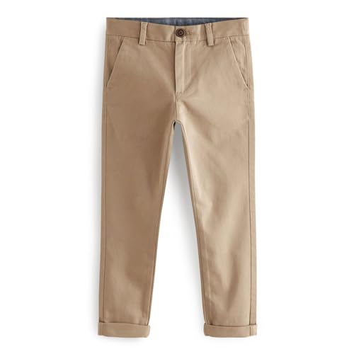 NEXT Jungen Chinohose mit Stretch (3-16 Jahre) – Skinny Fit Stein 104