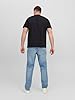 JACK & JONES Mens Jjestar Jj Tee Noos Pls T-Shirt, Black, 4XL #1