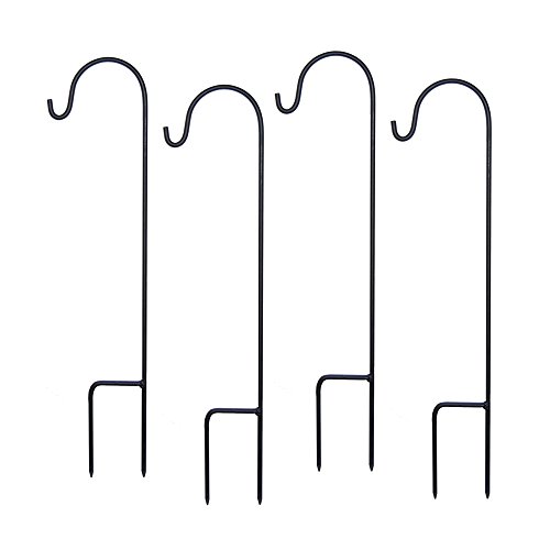 Black Friday - 50% OFF LumaBase 91504 Metal Shepherd's Hook, Set of 4, 18, Black Best Deal LumaBase 91504 Metal Shepherd's Hook, Set of 4, 18, Black