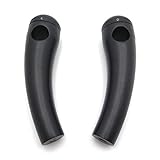HTTMT MT030-003-1'- 1' Bar Black Motorcycle Handlebar Pullback Risers Compatible with Universal Bikes