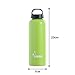 LAKEN Classic Water Bottle Wide Mouth Screw Cap with Loop - 25oz, Apple Green