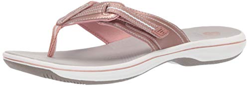 Clarks Women's Brinkley Jazz Flip-Flop Rose Gold 050 M Us #TOP14