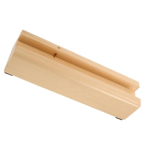 Socle en bois stable pour miroir de sol design simple support fixe chambre - 2