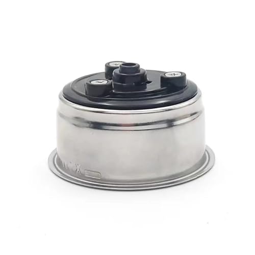 51mm 2/1 Cups Portafilter Filter Basket Detachable Stainless Steel Pressurized Mesh Coffee Filters Coffee Machines Accessories(2 Cup Basket)