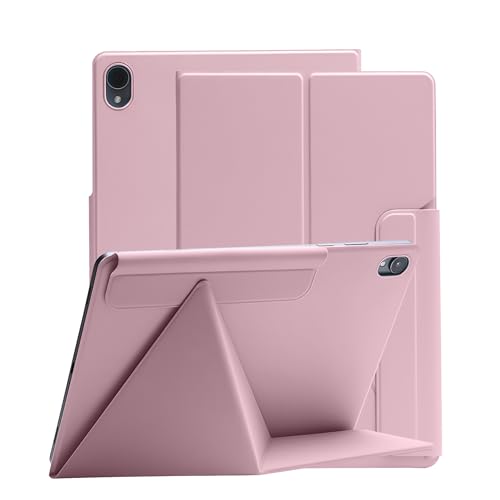 Image of Magnetic Case for Samsung Galaxy Tab S11 (11 inch) 2025 - Model SM-X730 /SM-X736 Tablet with S-Pen Holder, Auto Wake /Sleep Smart Tablet Cover, Pink
