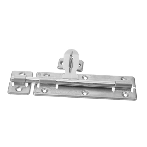 Alasum 浴室用耐摩耗メタルドアラッチ ロック機能付き軽量バレルボルト錠 取り付け簡単 確保 室内ドア用セキュリティロック