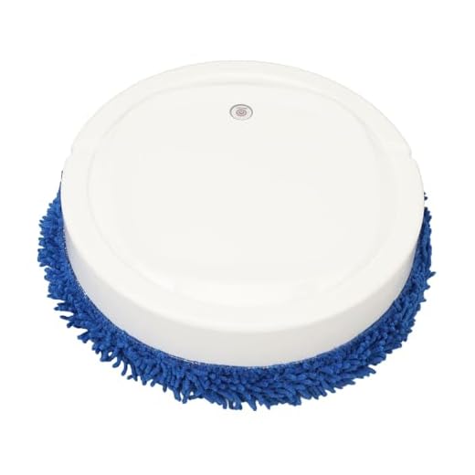 ZAWELIYO Robô de esfregão, recarregável, inteligente, úmido, seco, máquina de esfregar, robô automático e eficiente para sala de casa (branco)