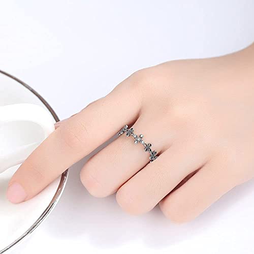 Bague de doigt ouvert diamant ajustable contre les erreurs de taille