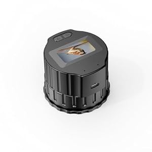 Bulevisiter Kabelloses Teleskop-Kamera-Okular, Himmelsbeobachtung, 1080P FHD-Videoaufnahme, 1,5-Zoll-Bildschirm für Astrofotografie, 28–50 mm Zielfernrohr, Planetenkamera, tragbarer Viewer