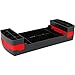 TnP Steppers for Exercise Workout Adjustable Height 10cm 15 cm Sturdy Exercise Step for Gym, Aerobic Steps, Cardio Exercise and Stretching + Foam Dumbbell 0.5Kg x 2 (Black/Red)