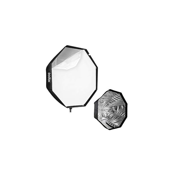 GODOX Softbox 120cm 47in Achteckige Schirm Softboxen Reflektor für Speedlite Studio Blitz Monolight Kamerablitz Blitzgerät Portrait Studioblitzleuchte (SB-UBW120CM) – Bild 8