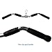 qibylift Lat Pulldown Attachments For Cable Machines,Lat Pull Down Bar Cable Machine Attachments,Tricep Press Down,Revolving Straight Curl Bar with Rotating & Rubber Handle Grips(29 Inch)