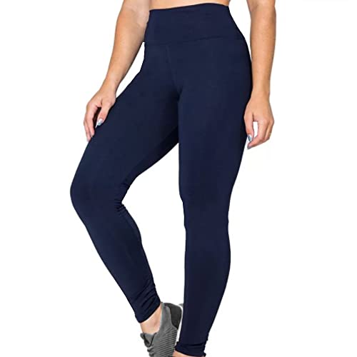 Legging Azul Feminino Suplex Premium Cós Alto Donna Martins (as2, alpha, m, regular, regular, Azul)