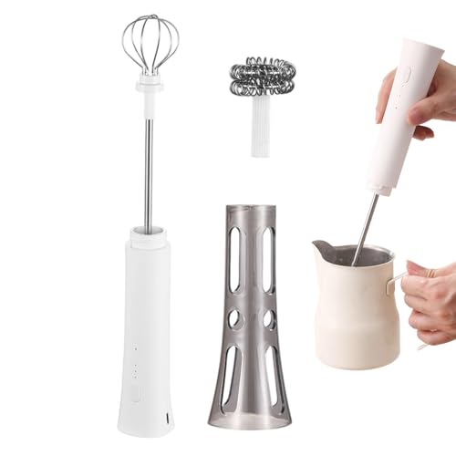 ハンドヘルド ミルク フォーマー,充電式ドリンクブレンダー,電動泡立て器 - 家庭用 オフィス用 朝食用 週末用 ブランチ用 ディナー用 パーティー用 休日用 集会用 ピクニック用 ホットドリンク準備