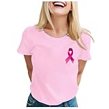 Damen T-Shirt kurzärmelig Rundhalsausschnitt atmungsaktiv bequem lässig modisch weich pflegeleicht stylisch trendy Casual (XXXL)