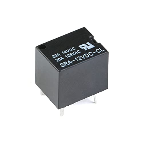 Relé SRA-12VDC-CL 5 pines 20A interruptor electromagnético CC para PCB de coche 3