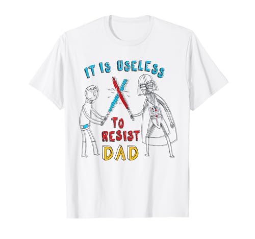 T-shirt Star Wars mignon look décontracté week-end en famille avec Luke