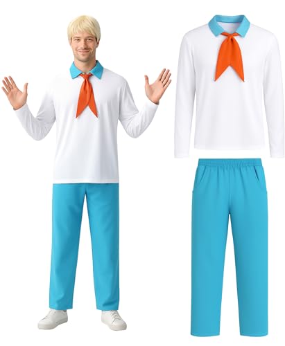 Oerinkend Men's Halloween Costume Set - Classic White...