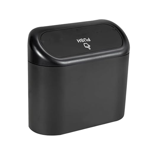 WDJRUIRUI Bote de Basura del Coche para Alfa Romeo Tonale 2022-2024,Bote de Basura para Coche con Tapa, Portátil Basura del Coche Cubo Se Puede Colgar