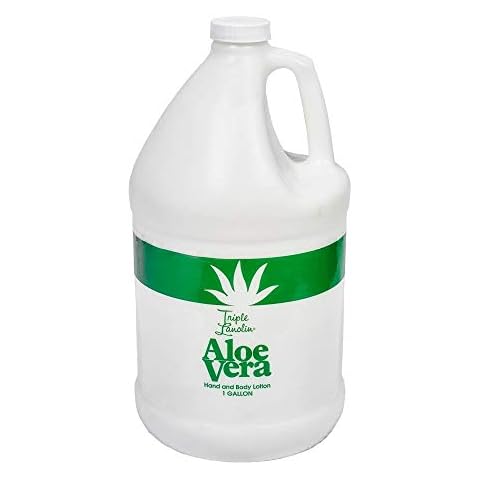 Triple Lanolin Aloe Vera Soothing Lotion - 128 Fl Oz, All Skin Types, Moisturizing & Hydrating Cover