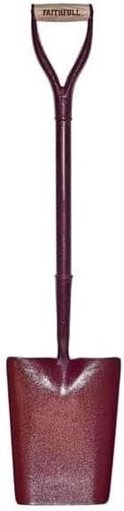 Faithfull FAIAST2MYD All Steel Contractors Taper Mouth Shovel (No2) MYD Handle