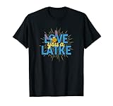 Disney Lilo & Stitch Love You A Latke Hanukkah T-Shirt