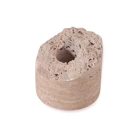 JIMEI Handmade Marble Taper Candle Holder Cover