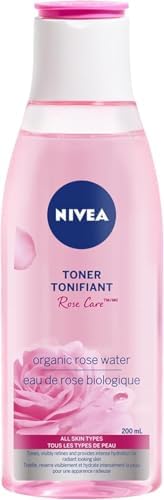 NIVEA Rose Care Face Toner for All Skin Types, Rose Water for Fac...