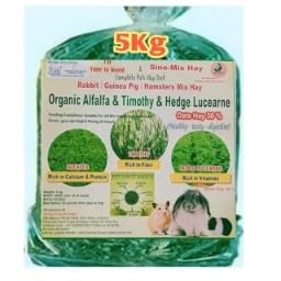 Premium Alfalfa/Timothy/Lucerne/Ots/Mix hay for Rabbit/Guinea Pig/Hamster and Small Pets, 5kg-image-19