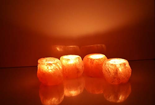 2 x Premium Quality Himalayan Salt Candle Holders TEALIGHT Holders