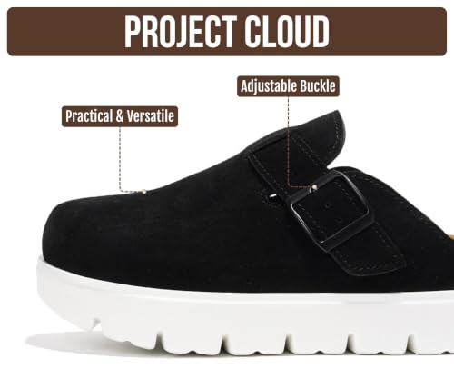 Image of 100% Genuine Leather Platform Clogs for Women - Fall Shoes for Women 2026
