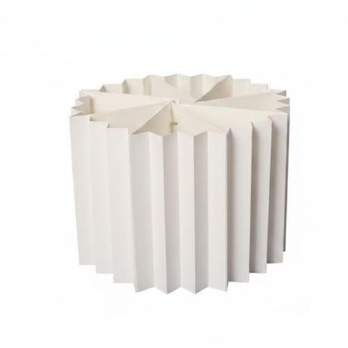 Piédestal présentoir gâteau blanc pliable solution gain de place buffet