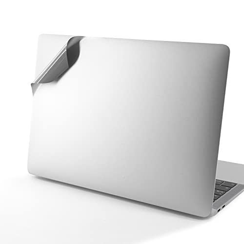 Vfeng Premium 6-In-1 3M Skin Decals Screen Protector For 2016~2022+ Macbook Pro 15 Inch With Touch Bar(Model: A1707/A1990)-Silver #TOP5