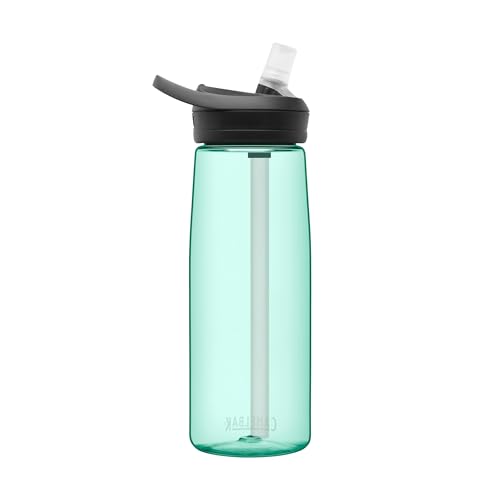 Image of CamelBak Eddy+ Water Bottle with Bite Valve Straw, Leak‑Resistant Easy‑Sip Design for Everyday Hydration, 25oz, Mint