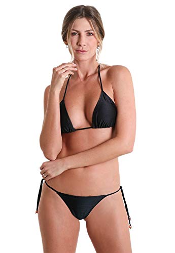 Calcinha Biquíni Avulso Lacinho Marrakesh - Preto - GG