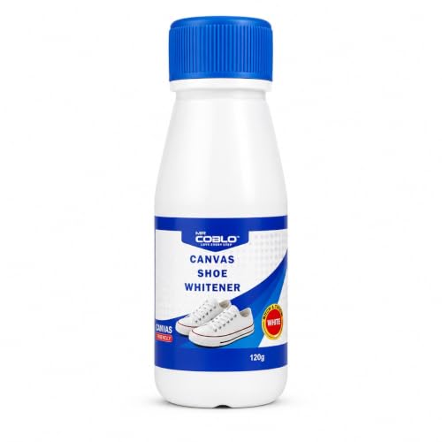 Image of Canvas Shoe Whitener 120 ml White Shoe Polish Cleaner for Canvas, Sneakers & Sports Shoes | Instant Whitening & Stain Cover | Easy Applicator Bottle