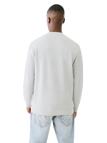 True Religion Men's Buddha Puff Pullover Crewneck Hoodie4