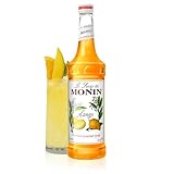 Monin - Mango Syrup, Tropical and Sweet, Great for Cocktails, Sodas, and Lemonades, Gluten-Free, Non-GMO (750 ml)
