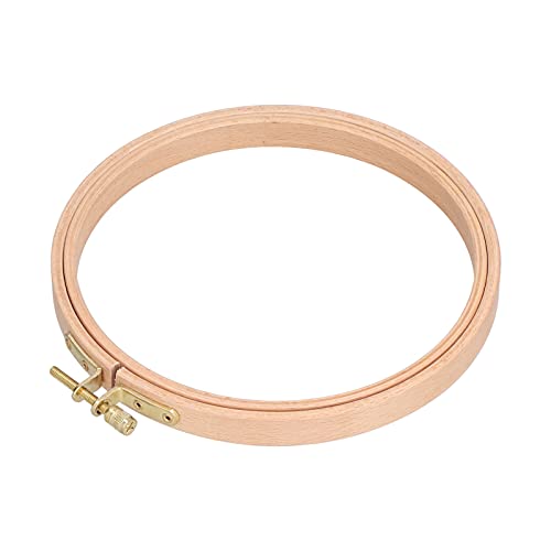 Embroidery Hoop, 15.5cm Beech Wood Embroidery Hoop Decorative Hanging Cross Stitch Hoops Frames for Art Craft Handy Sewing