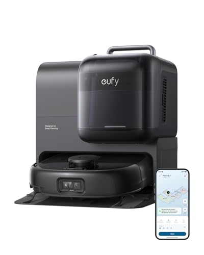eufy Omni E28 HydroJet Saugroboter mit Wischfunktion, tragbarer Tiefenreiniger, 20.000Pa...