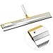 QWORK Self-Levelling Cement Tool Kit, Floor Construction Roller Spike Shoes, Epoxy Floor Paint Tool, Stainless Steel Scraper Self-Leveling Rake