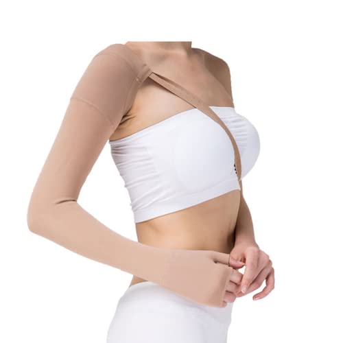 heeguosons Post Mastectomy Anti Swelling Support Edema Swelling Lymphedema Compression Sleeves for Arms, 30~40 mmHg (Right Hand-L)