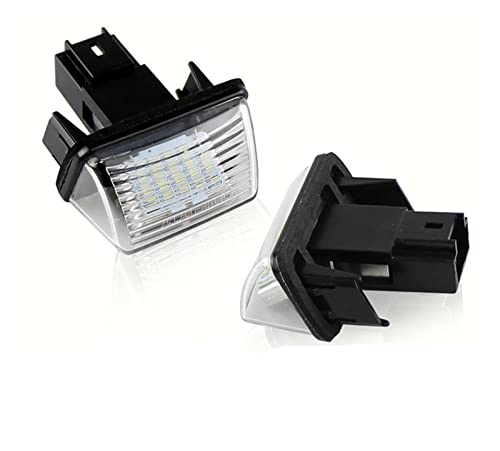 Luces para placa de matrícula de 206 307 5008 C4 Berlingo, kit de iluminación trasera de 2 piezas